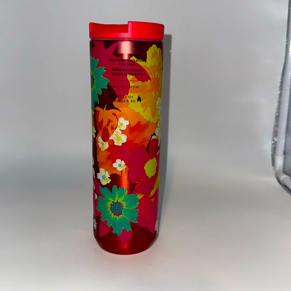 2022 Strawberry Stainless Steel Travel Tumbler 16 oz NWT Starbucks